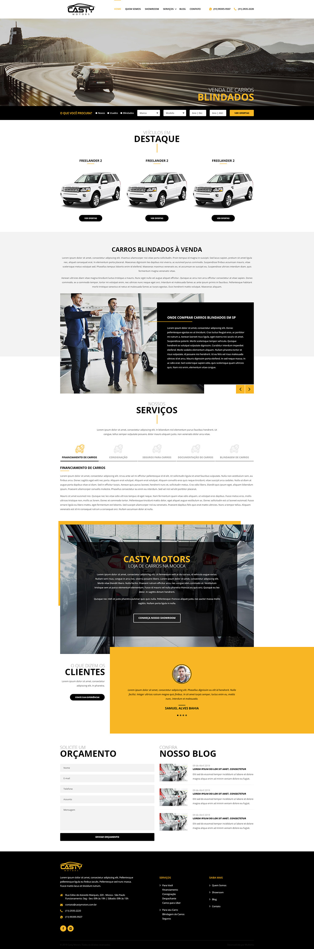 Criação de Site Casty Motors